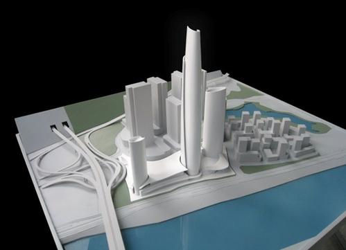上海中心建筑模型